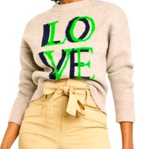 A new day brand crew neck Love sweater size M